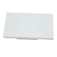 thumbnail image 2 of Interruptor táctil inteligente WiFi con botones dobles, interruptor de Control inalámbrico para luz de pared del hogar, 100-240V, 2 of 8