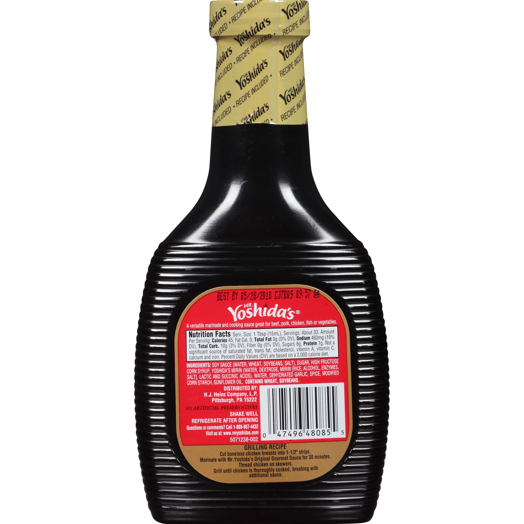 Mr. Yoshida's Original Gourmet Sweet Teriyaki Marinade & Cooking Sauce, 17 fl oz Bottle
