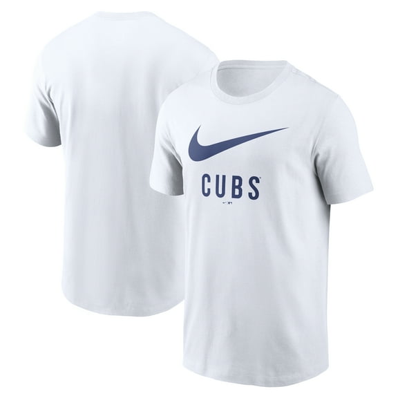 Men's Nike White Chicago Cubs Swoosh T-Shirt