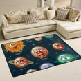 thumbnail image 2 of SKYSONIC Cute Planets Lightweight Carpet Mats Area Soft Rugs Floor Mat Doormat Decoration for Rooms Entrance 36x24 inches, 2 of 6