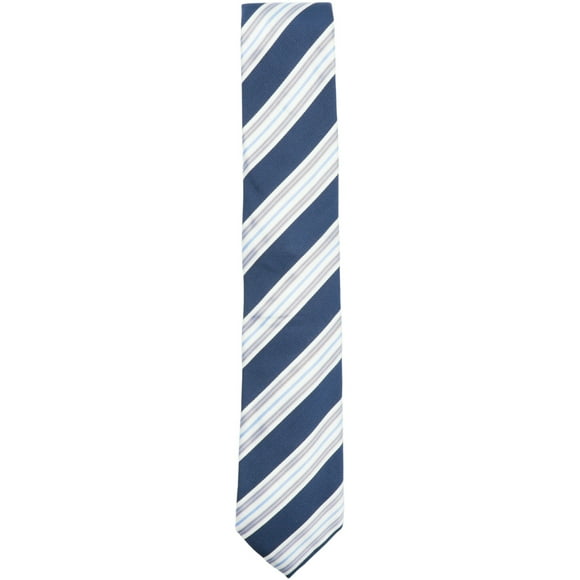 Altea Men's Navy / White Blue Orange Multi Diagonal Stripe Necktie - One Size