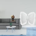 thumbnail image 2 of Figura de escritorio,Reloj de mesa con figura de globo terráqueo,decoración para oficina y hogar,Cojín con lazo bonito,Cojín con forma de lazo,lindo cojín decorativo con lazo,Funda de, 2 of 8