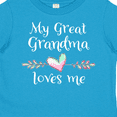 thumbnail image 4 of Inktastic My Great Grandma Loves Me Heart Great Grandchild Boys or Girls Toddler T-Shirt, 4 of 5