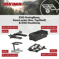thumbnail image 4 of Yakima EXO SwingBase Bike Rack, GearLocker Box, TopShelf Rack, & EXO DoubleUp, 4 of 10
