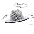 thumbnail image 5 of Chapeaux de Cowboy pour Femmes avec Strass et Grands Rebords, 5 of 5