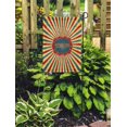 thumbnail image 2 of SIDONKU Blue Vintage Circus Colorful Tent Carnival Cabaret Pattern Old American Garden Flag Decorative Flag House Banner 28x40 inch, 2 of 2