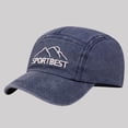 thumbnail image 3 of CYRBOKO Kids Baseball Cap, Adjustable Cotton Breathable Mesh Sun Protection Boys Girls Summer Hats Navy Size 2-6 T, 3 of 5