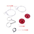 thumbnail image 2 of Car Refit Hood Lock Hood Lock Pull Wire Hood Lock Hood Lock - Red dontodent Kuyhfg Sin marca, 2 of 5