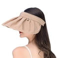 thumbnail image 1 of Viseras para el sol Sombreros para el sol plegables para mujeres con ala ancha Sombrero de verano plegable, 1 of 5