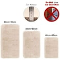 thumbnail image 4 of Bath Mat Non-Slip Bath Rugs With Water-Absorbing Soft Microfiber For Bathroom Shower (50 * 80cm), 4 of 4