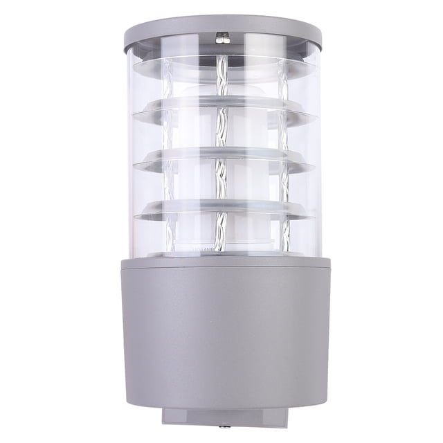 Lámpara LED de pared impermeable para exteriores, cubierta redonda de estilo moderno, decoración de jardín, 85-240V