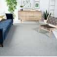 thumbnail image 2 of Safavieh Braided  8'-0" x 8'-0" Round Hand Woven Rug in Silver / Gray, 2 of 8