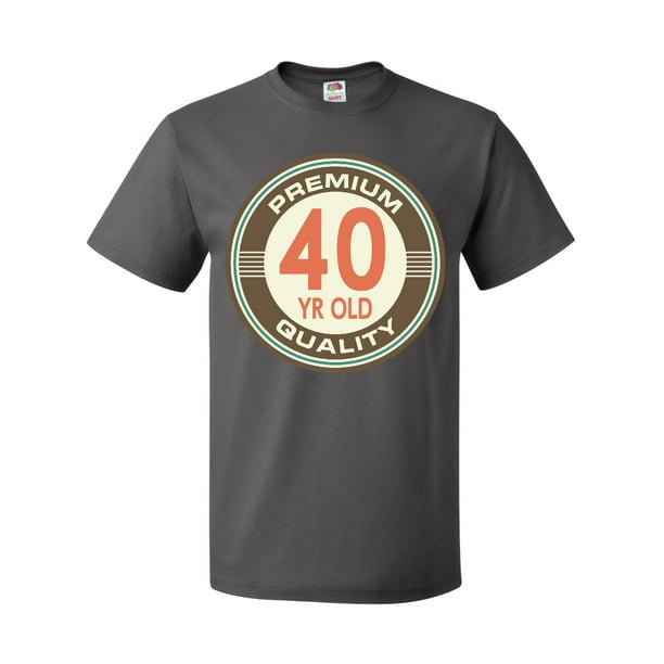 Inktastic Funny 40th Birthday Vintage T-Shirt 