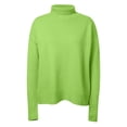 thumbnail image 6 of zaveiop Women's Turtleneck Sweater Chunky Long Sleeve Knitted Pullover Plus Size Casual Trendy 2025 Fall Winter Basic Top (Z-Light Green, S), 6 of 6