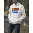 thumbnail image 2 of Colorful South Africa Flag  Hoodie Men -Image by Shutterstock, Male Medium, 2 of 4
