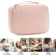 thumbnail image 5 of Hukapapa Bolsa de cosméticos con Memoria de poliéster, Bolsa de cosméticos Coreana portátil de Viaje, Bolsa de Almacenamiento de cosméticos para Mujer, Rosa, 5 of 5