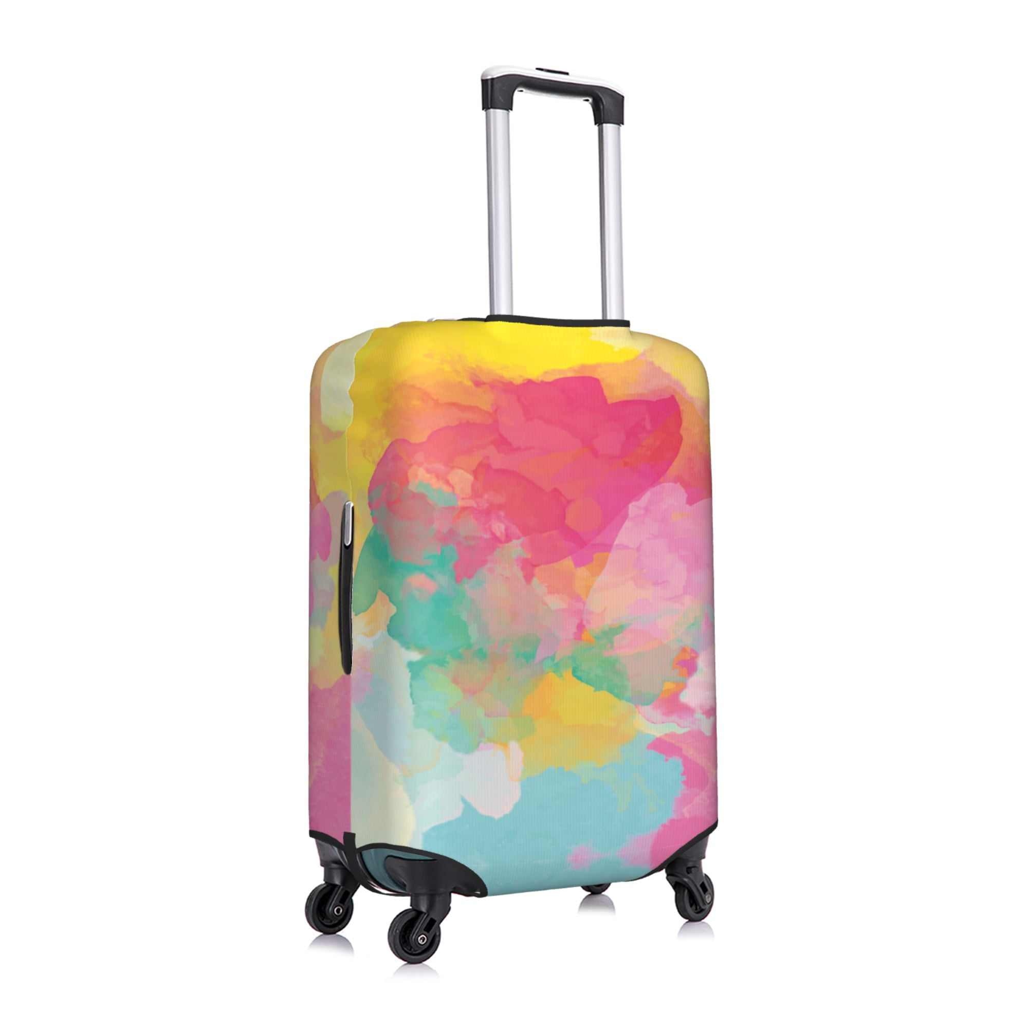 Luggage Cover Travel Suitcase Cover Protector,Navy Gradient Oil Painting  Luggage Covers for Suitcase Fits 22-25 Inch Luggage,Watercolor Abstract  Color