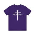 thumbnail image 4 of Redeemed Christian T-Shirt | Nail Cross Graphic Faith Tee | Religious Apparel for Men & Women | Bible Verse Gift, 4 of 35