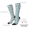 thumbnail image 4 of Fotbe pirate with funny animals print Women's Men's Novelty Crew Socks Cotton Socks Knee High Socks for Walking,Running,Nurses,Pregnancy, 4 of 6