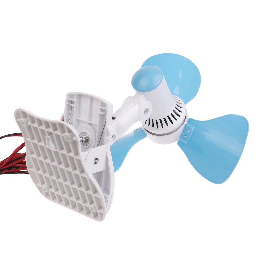 Zeiwohndc 12V Car Fan with 240cm Power Cord Versatile Cooling Solution for BBQ Camping