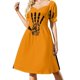 thumbnail image 4 of Vestido holgado de manga corta para mujer, vestido de verano para mujer, vestido de moda para mujer, día naranja de educación indígena, cada niño importa, 4 of 8