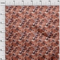 thumbnail image 3 of oneOone Rayon Orange Fabric Abstract Floral Craft Projects Decor Fabric Printed By The Yard 56 Inch Wide-2rb, 3 of 5
