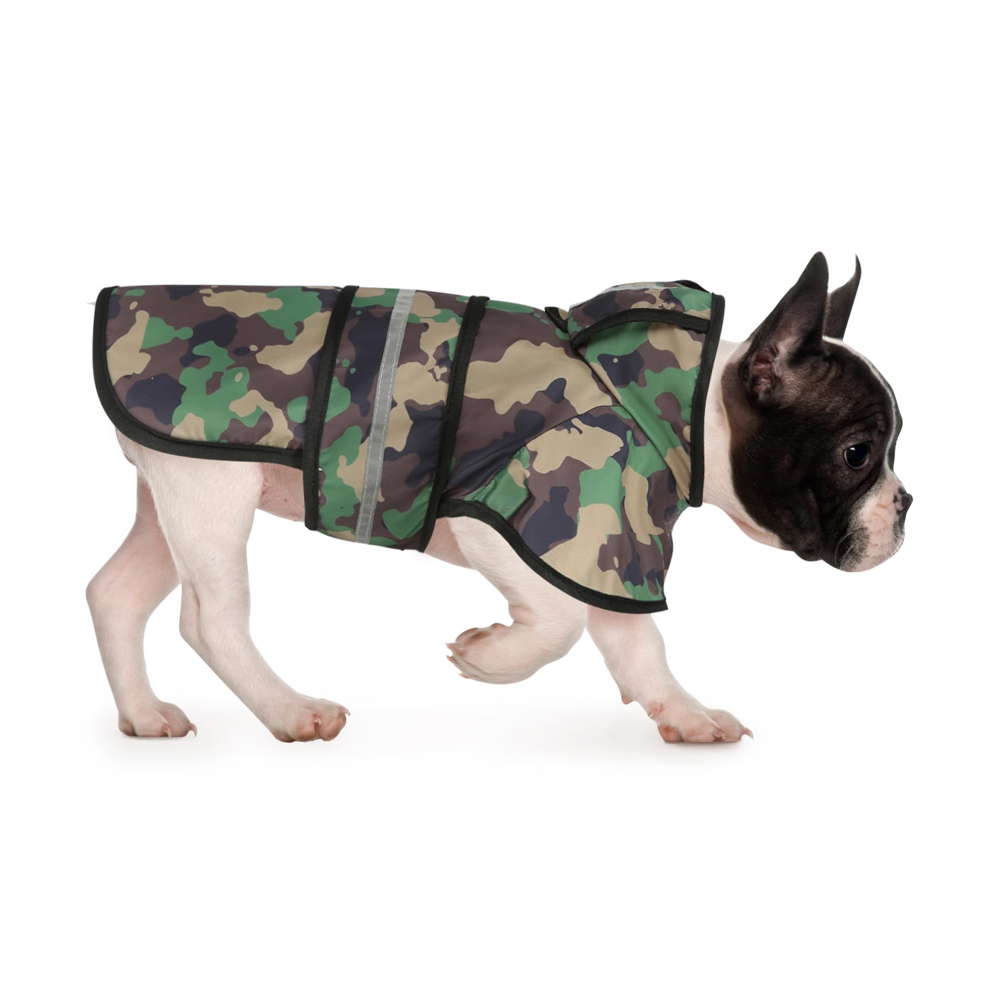 Green Camo Dog Hoodie Camouflage Pet Clothes Sweatshirts Cold Weather Coat Fleece Hooded Sweater for Small Medium Large Boy Dogs Cats Puppy Autumn Winter （2XL 