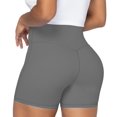 thumbnail image 4 of Pantalones cortos moteros Sunzel Sunzfly Crossover para mujer, color gris antracita, 4 of 5