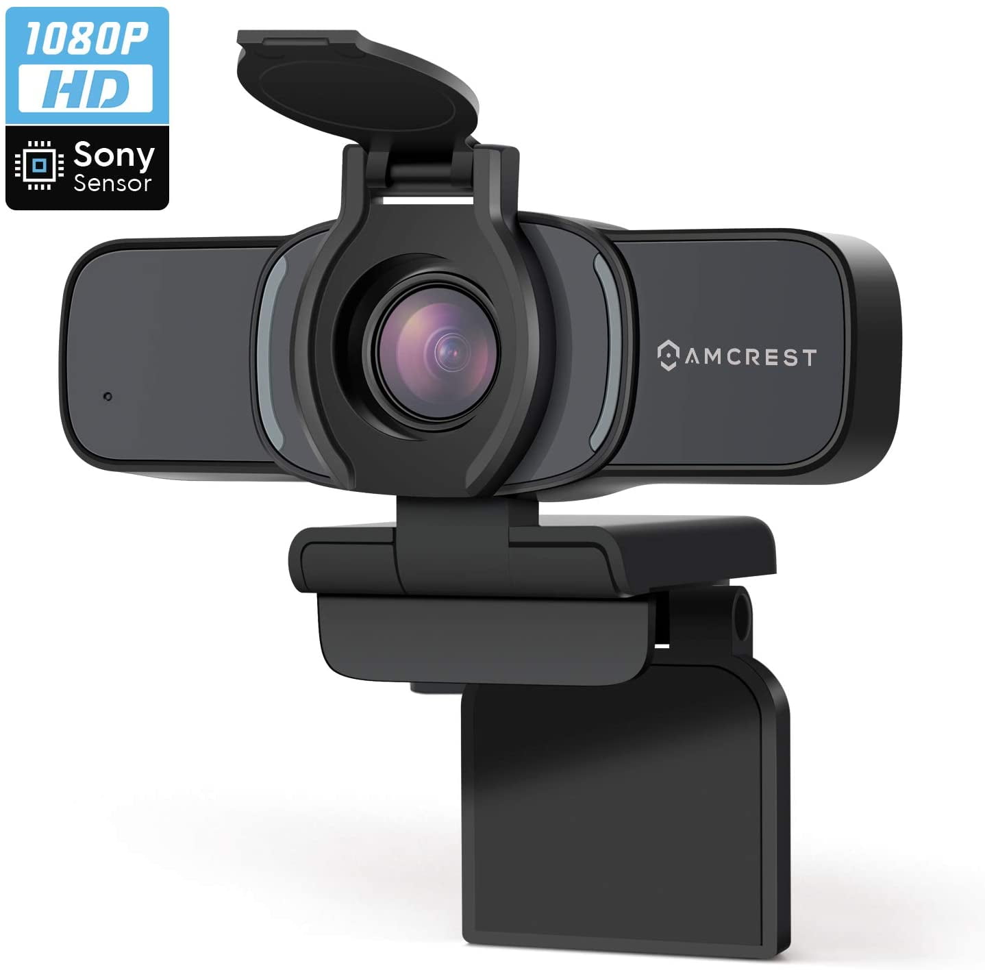 Amcrest 1080P cam with Microphone & Privacy Cover,  Cam USB