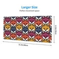 thumbnail image 4 of Disketp Gaming Mouse Pad Fox Face Pattern Large Mouse Mat Long Extended Desk Pad Non-Slip Rubber Mice Pads Stitched Edges Thin Pad (11.8x31.5 Inch), 4 of 8