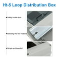 thumbnail image 3 of MasteelfCA Ht-5 Loop Outdoor Waterproof Distribution Box Plastic Wiring Box (Light Grey), 3 of 8