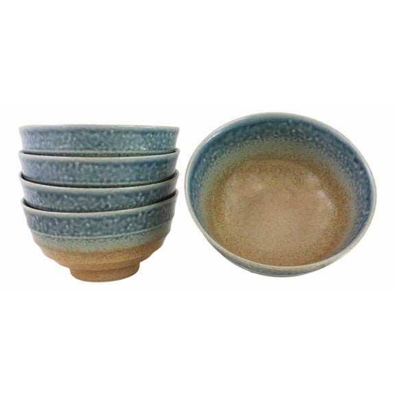 Pack Of 5 Blue River Ao Nagashi Medium Soup Salad Rice Donburi Poke Bowls 24oz