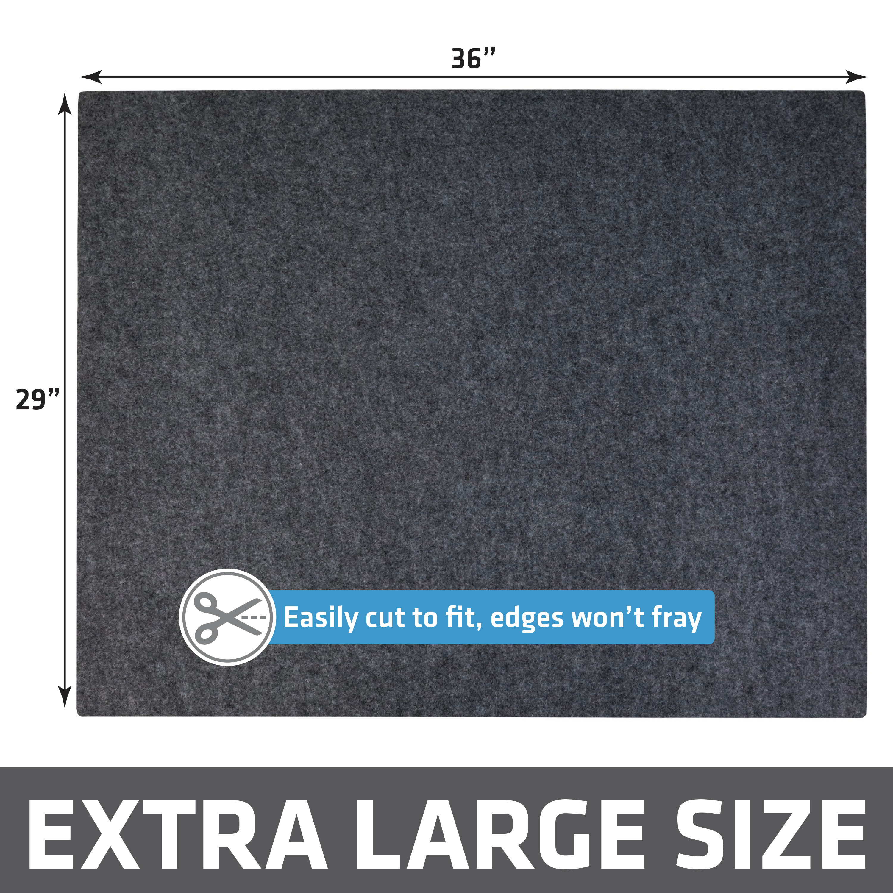 Drymate Original Cat Litter Mat, Charcoal Grey 29x36 photo 5