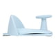 thumbnail image 4 of Asiento de bañera para bebé, silla de baño para niños pequeños con parte inferior ajustable, taburete de ducha infantil con almohadilla antideslizante, estante de almacenamiento azul, 4 of 9