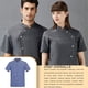 thumbnail image 4 of Uniforme de Chef Sonducket manga corta unisex transpirable para trabajo L Blanco, 4 of 6
