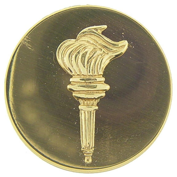 Eagle Emblems P10421 Pin - Army, ENL, Rotc Torch - Gold - 1 in.