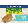 Nature Valley Biscuit Sandwiches, Coconut Butter, Snack Value Pack, 10