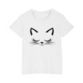 thumbnail image 2 of Odeerbi Toddler Boys Girls Halloween T-shirt Toddler Kids Halloween Print Shirt Fashion Cute Round Neck Short Sleeve Cotton Top Toddler Clothes White, 2 of 5