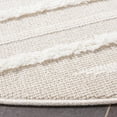 thumbnail image 3 of SAFAVIEH Trends Odetta Geometric Area Rug, Beige/Ivory, 6'7" x 6'7" Round, 3 of 5
