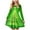 ZE-Green, variant on Zanarzt Baby Christmas Outfit Girl's Christmas Print Prom Party Christmas Party Girl's Dresses Blue,4-5 Years