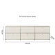 thumbnail image 1 of Gabinete lateral Medieval de lujo ligero USM, gabinete de almacenamiento, gabinete lateral de comedor, armario moderno Simple Ins Wind Metal de acero inoxidable, 1 of 4