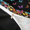 thumbnail image 4 of Erosebridal Multicolor Kawaii Butterflies Twin Bedding,Wild Animals Duvet Cover Set For Girl Kids 2-Piece,No Comforter,Reversible, 4 of 6
