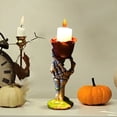thumbnail image 2 of Candelabro Calavera y Rosa Kuymtek Resina Gótico, 2 of 9