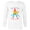 White, variant on Valkyrie Fearless Rainbow Pride - Long Sleeve T-Shirt for Men - Customized-Navy