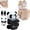 2pcs B, variant on Cute Bear Tissue Holder and Trash Can, Soft Plush Car Tissue Box, 2 in 1 Automotive Storage Box, Cartoon Garbage Can, Multifunctional Animal Paper Box for Car and Home