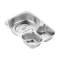 thumbnail image 2 of Elodie Assiette pour Enfants Enfants Enfants Assiette Compartimentée pour Fête Camping Souper Trois Compartiments, 2 of 8