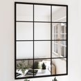 thumbnail image 1 of vidaXL Wall Mirror Black 80x60 cm Metal, 1 of 5