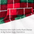 thumbnail image 4 of Sherpa Poncho Blanket Super Soft Comfy Plush Wearable Fleece Blanket  for Adult, 4 of 6