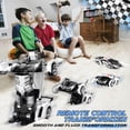 thumbnail image 2 of Coche a control remoto Britik Transform a escala 1:18 Police Black, 2 of 9