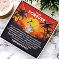 thumbnail image 2 of To My Forever Necklace for Wife – Romantic Valentine's Day Gift for Women, Bride Gift from Groom, Anniversary Jewelry with Inspirational Quote for Her – Perfect Gift for Wife from Husband, 2 of 7